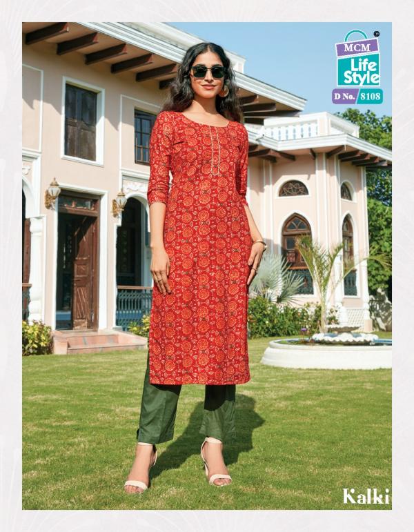 Mcm Lifestyle Kalki Cotton Designer Exclusive Kurti Collection 